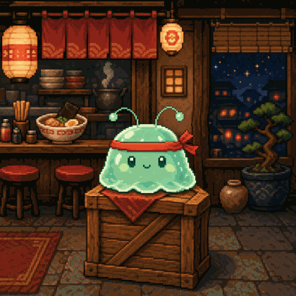 ドット絵 wobble animation sample